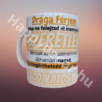 Bögre Drága férj 