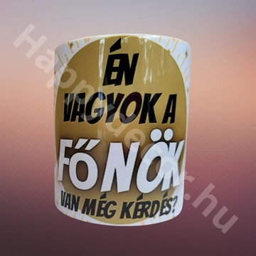 Bögre Én vagyok a főnök 