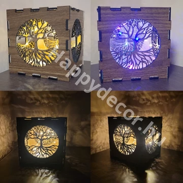 Életfa led lámpa 