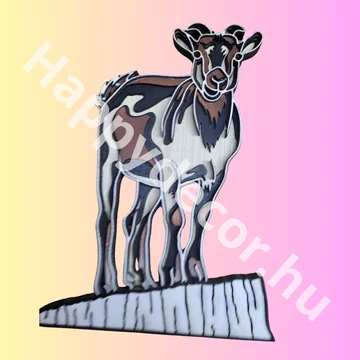 Multilayer kecske dísz 