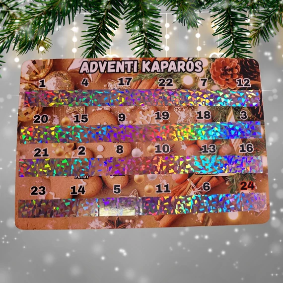 Adventi Családi  kaparós 