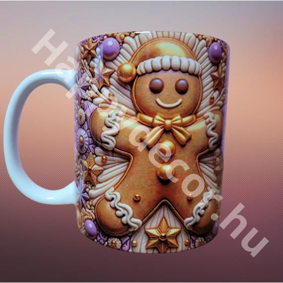 Bögre Mézeskalács figurával 