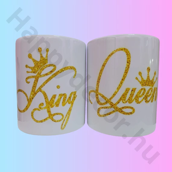 Páros bögre King-Queen 
