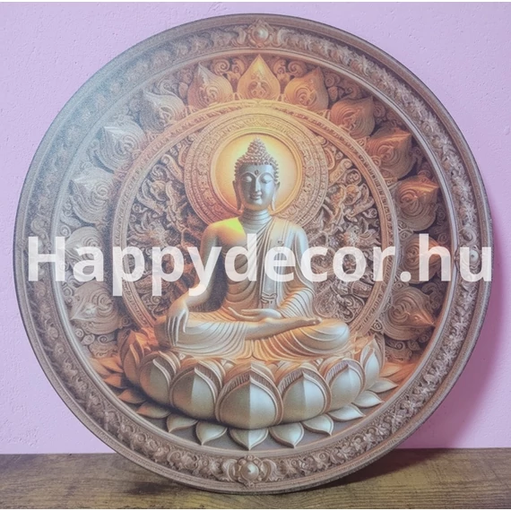 Buddha fali dísz tábla 