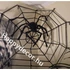 Kép 2/3 - Halloween dekoráció óriás pók hálóval 
