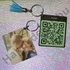Kép 1/3 - YouTube zene Qr kódos és fényképes kulcstartó 
