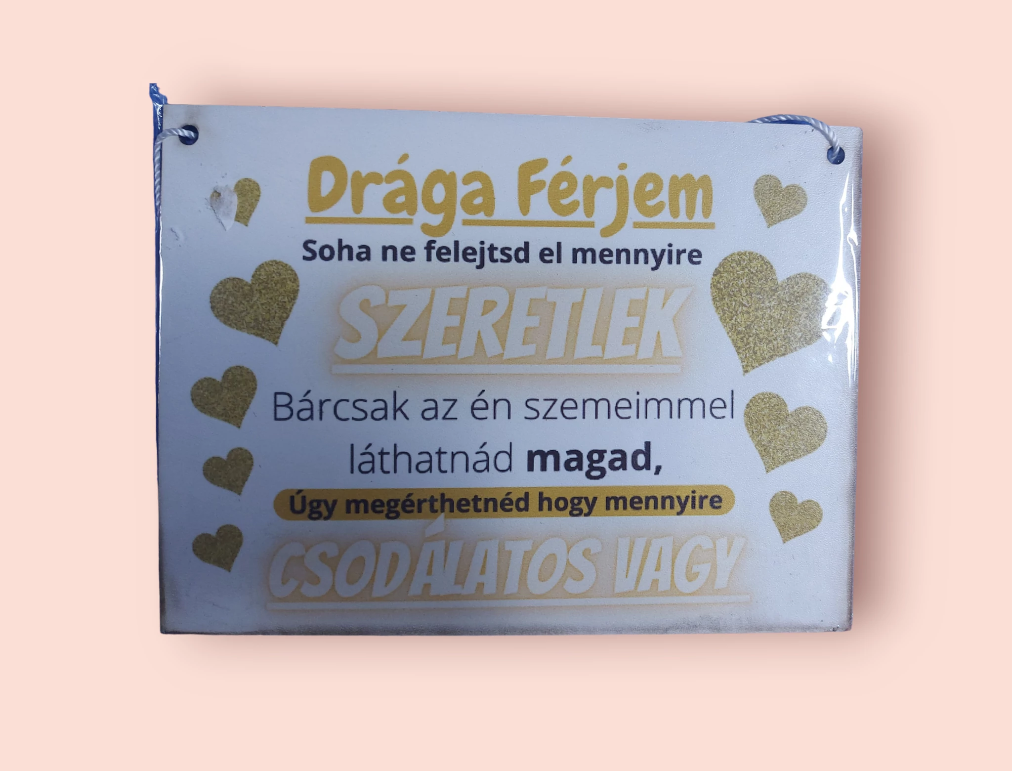 Tábla drága férj 