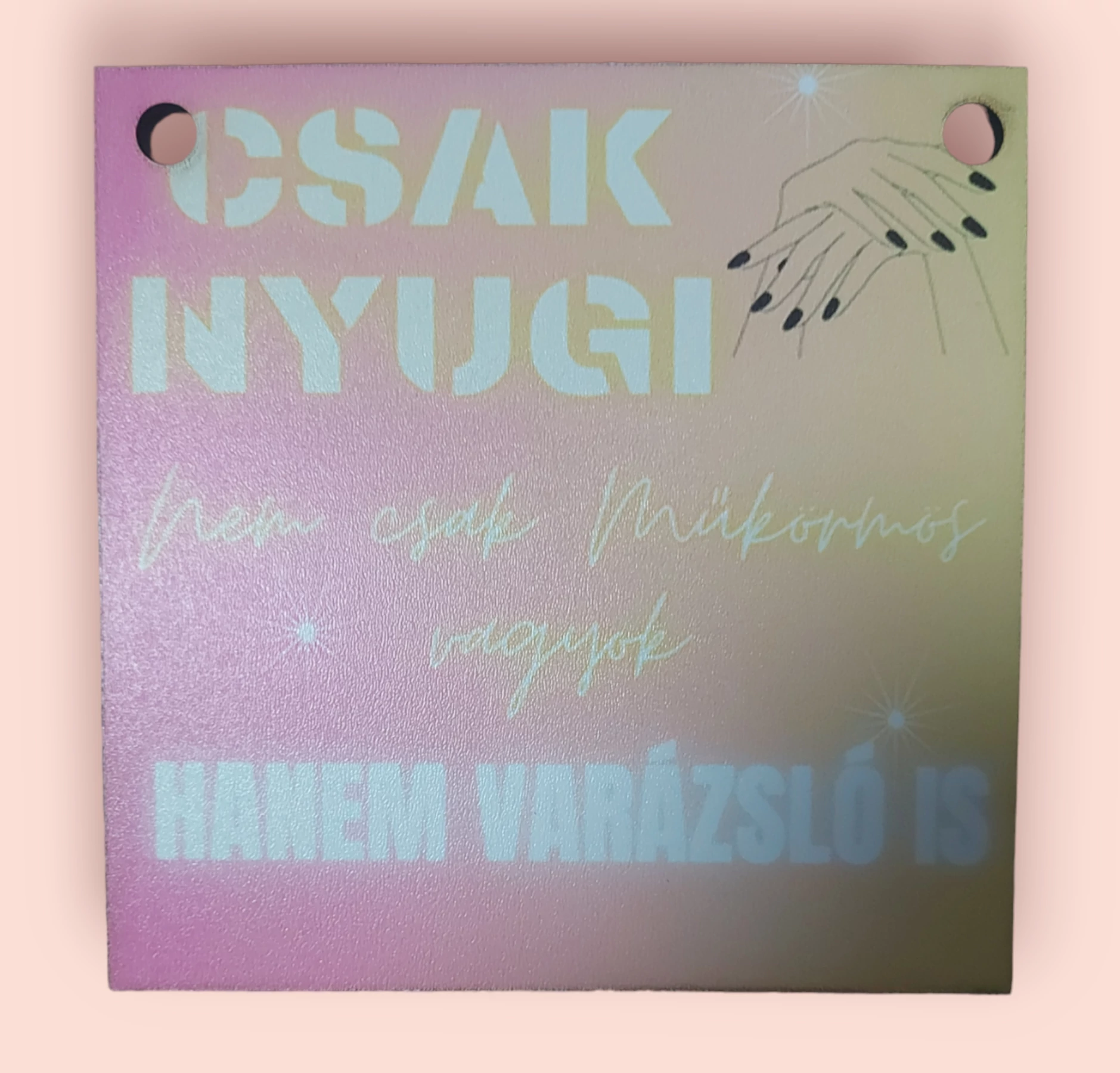 Ajándék Tábla műkörmös 